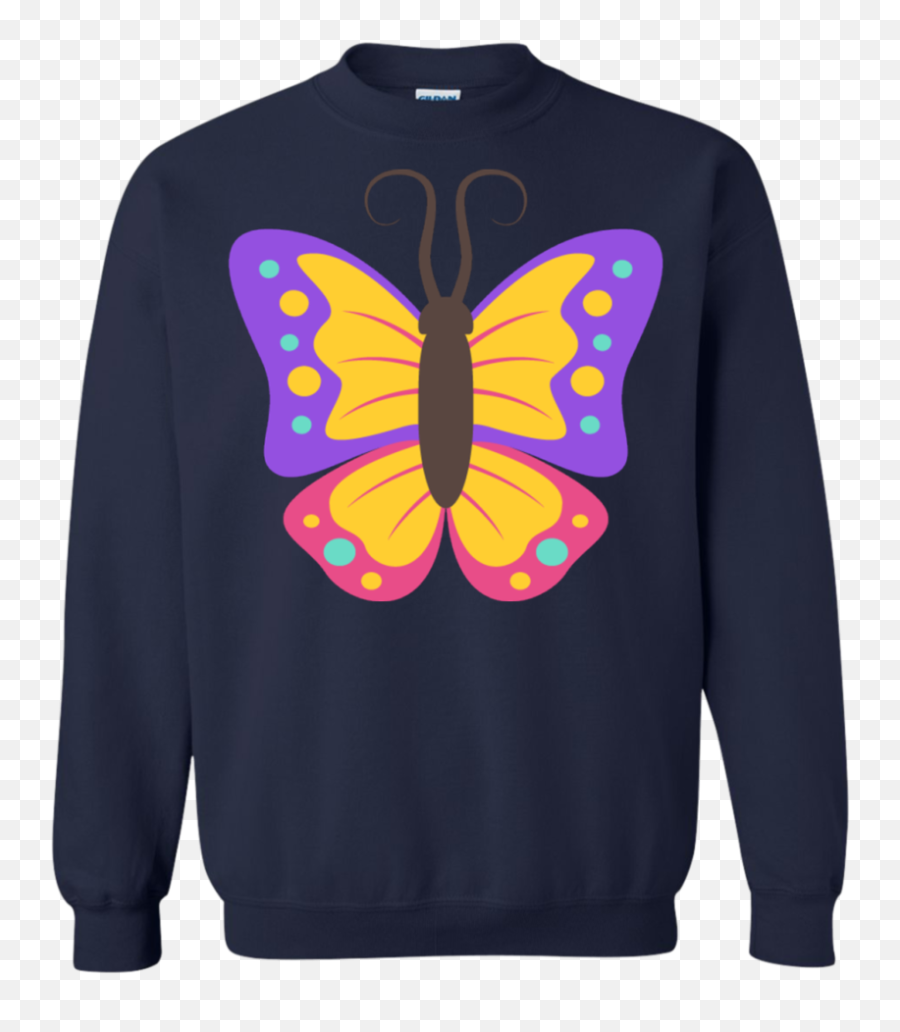 Download Blue Butterfly Emoji Png - Spider Man Christmas Shirt,Insect Emoji