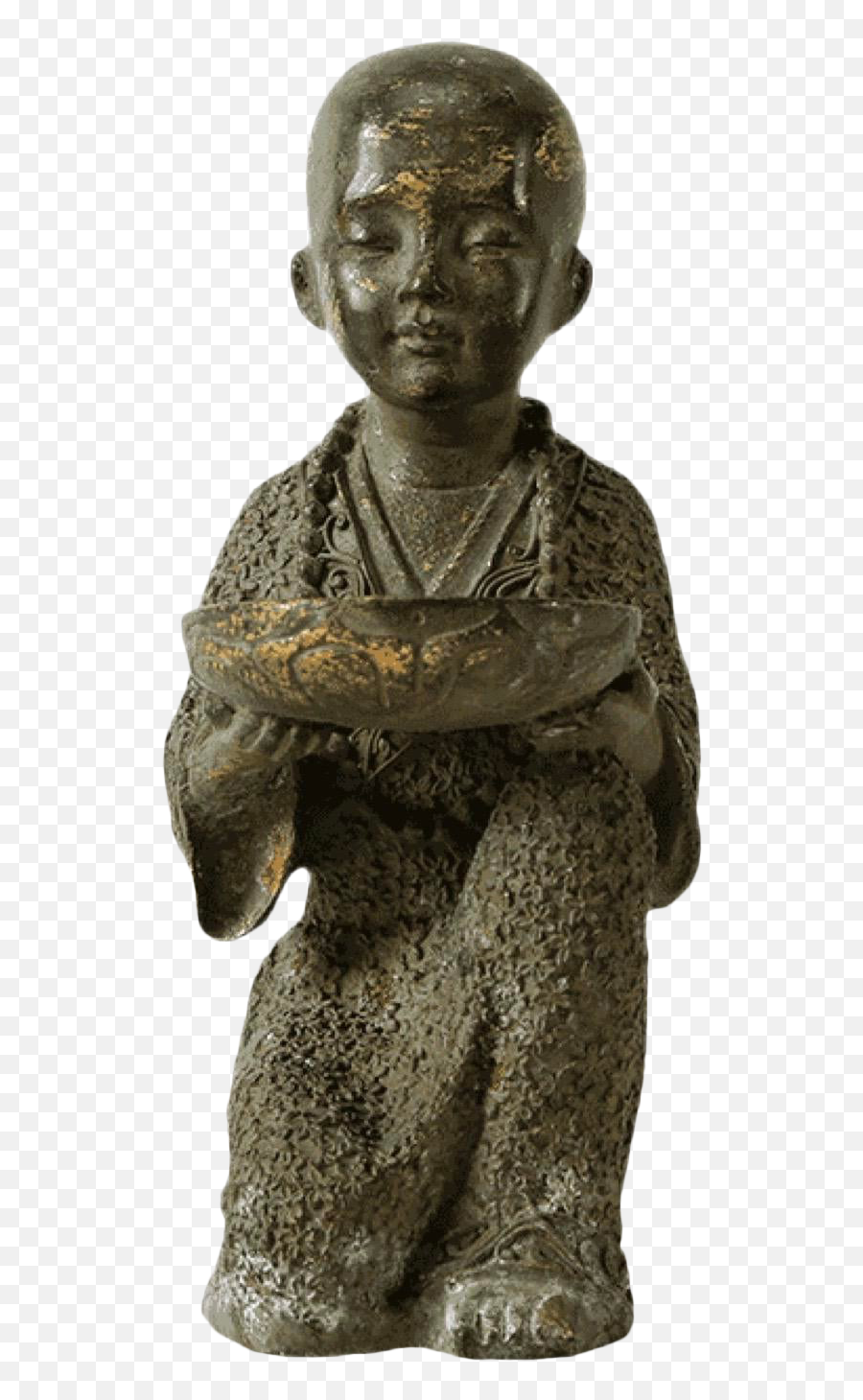 Brass Monk Figurine Emoji,Emotion Monk Statue
