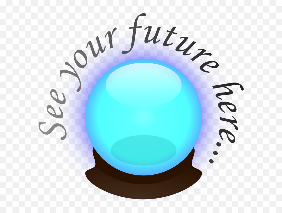 Glowing Crystal Ball Clip Art Image - Future Crystal Ball Clipart Emoji,Hammer And Snowflake Emoji