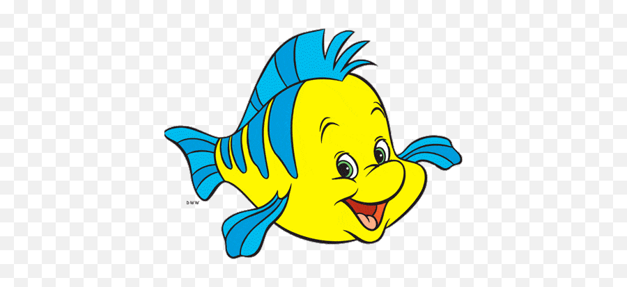 Download 762 Images About - Flounder From The Little Mermaid Emoji,Little Mermaid Emoji