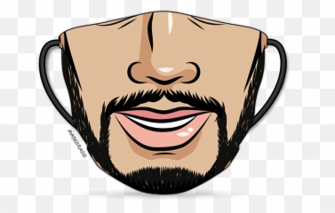 Prossential - Smile Partial Beard Happy Emoji,Beard Emotion