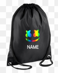 Youth Kids Rainbow Marshmello Gym - Gymtas Met Naam En Afbeelding Emoji,Kids Emoji Backpack