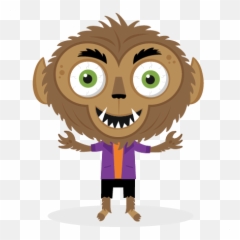 Free Cute Werewolf Cliparts Download Free Clip Art Free - Cute Halloween Werewolf Clipart Emoji,Werewolf Emoji