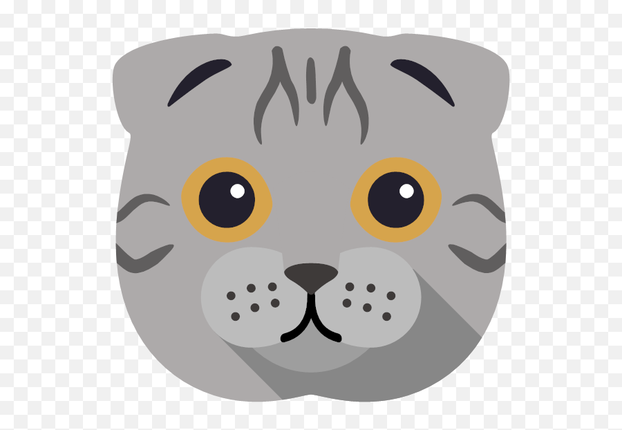 Your Personalised Scottish Fold Shop Scot Fold Gifts - Soft Emoji,Cute Cat Face Emoticon