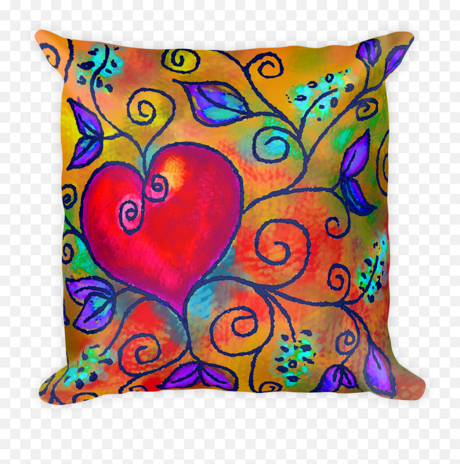 Decorative Heart Png - Heart Of Love 3 Artistic Decorative Decorative Emoji,Where Can I Buy Emoji Pillows