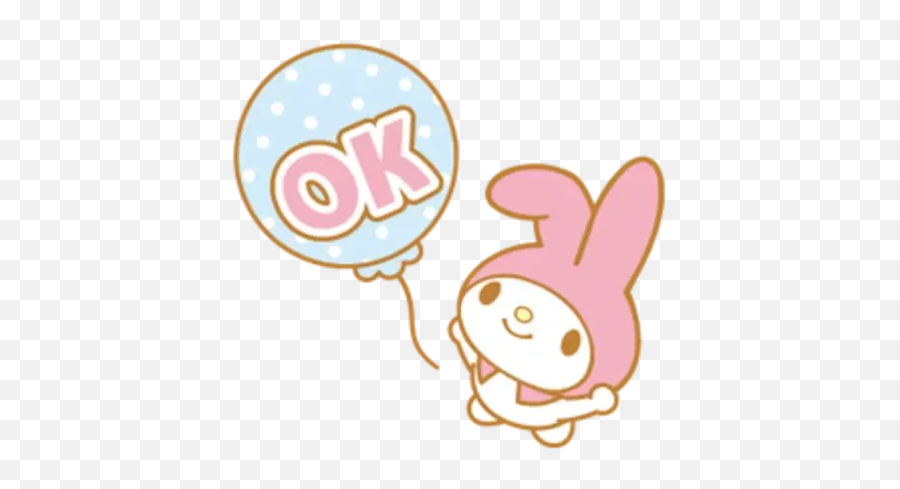 My Melody - Stickers Cloud Emoji,Kakao Emoticon Gif Confused