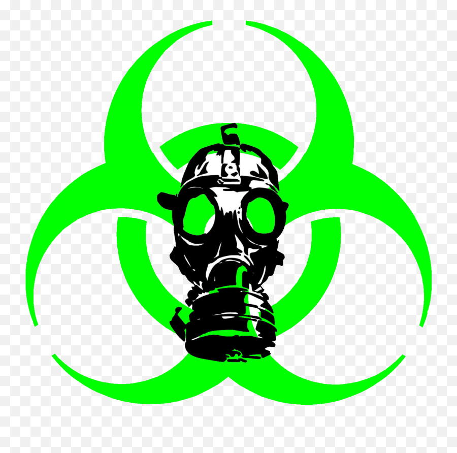 Drawing With The Biohazard Mask Clipart Free Image Download Emoji,Mask Emotions Drawing