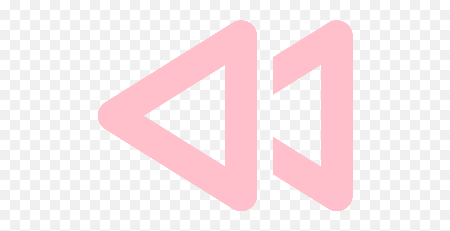 Pink Fast Rewind Icon - Free Pink Fast Rewind Icons Emoji,Rewind Emoticon