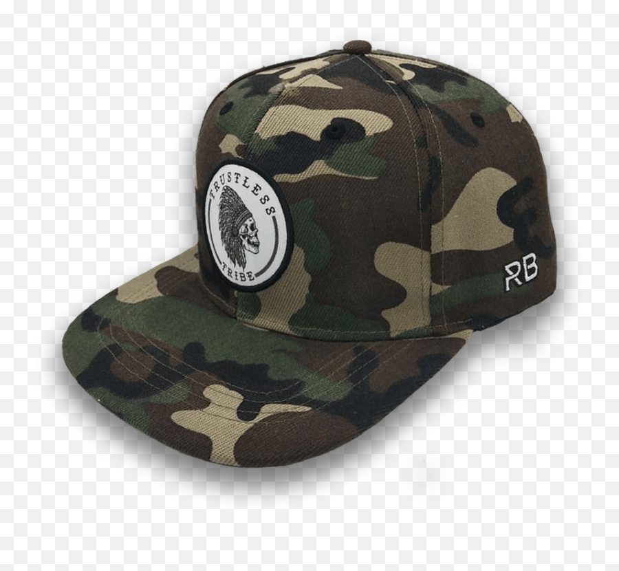 Trustless Tribe Camo Snapback Emoji,Native American Hat Emoji