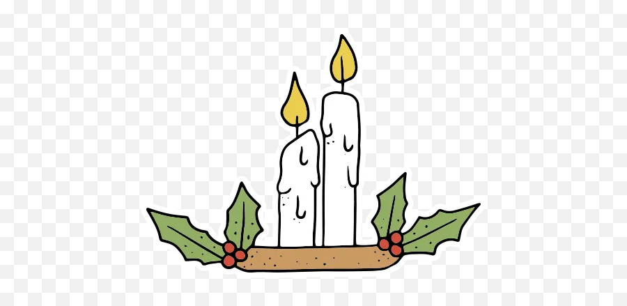 Cakes And Candle By Marcos Roy - Sticker Maker For Whatsapp Emoji,Candle Stick Emoji