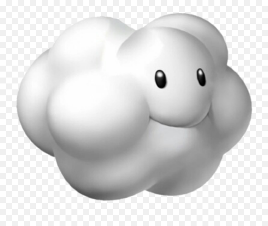 Cute Cloud Mario Bros Kpop Edit White Sticker By Tsu - Super Mario Brothers Clouds Emoji,Mario Bros Emoji