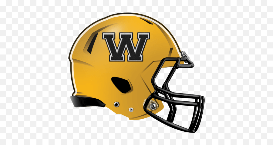 Letter W Fantasy Football Logo Helmet - Fantasy Football Helmets Emoji,Emoji Plane And Letter