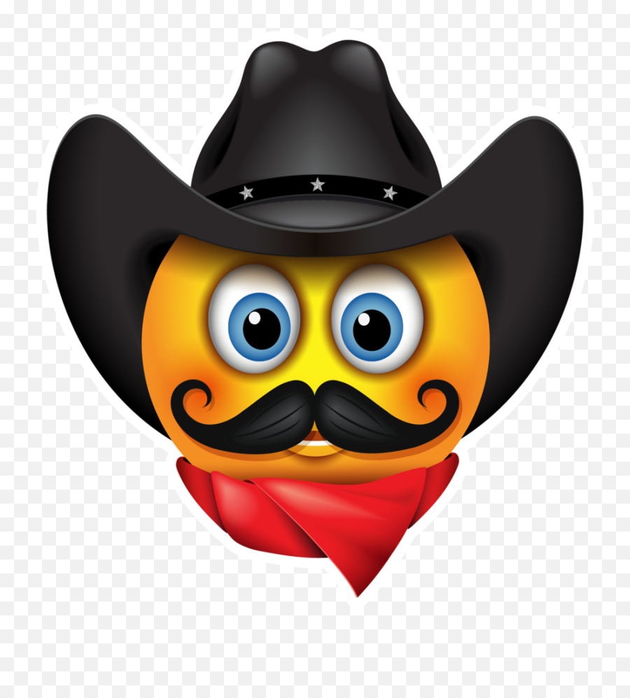 Everyday Emojis - Western Cowboy Emoji,Cowboy Emoji Png