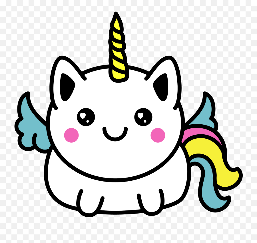 Kawaii Outlines Outline Sticker - Out Line Images Cartoons Emoji,Unicorn Emoji Outline