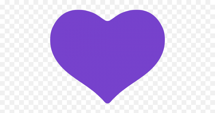 Facebook Emoji - Purple Heart Clipart Transparent Png Twitter Purple Heart Emoji,Facebook Emoji