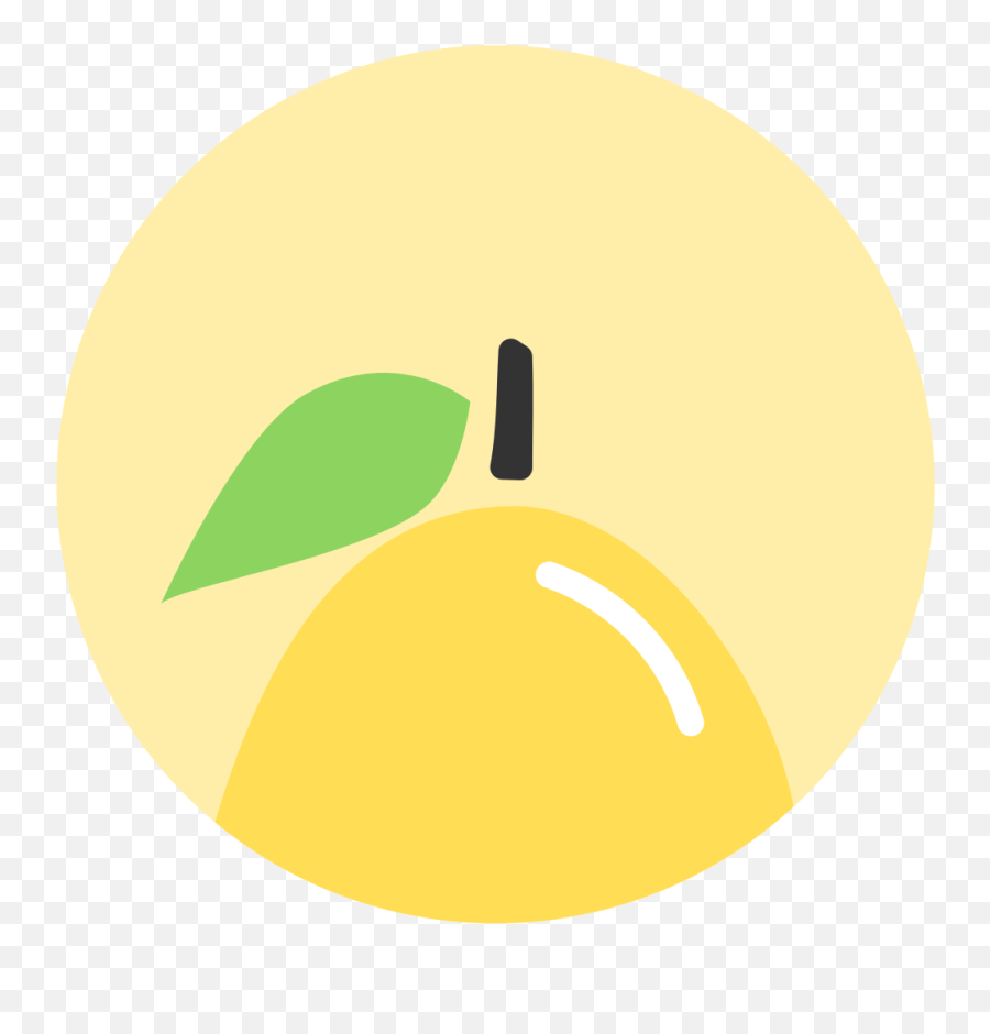 Lemon Icon Minimal Fruit Iconset Alex T - Clock Icon Emoji,Lemon Emoji