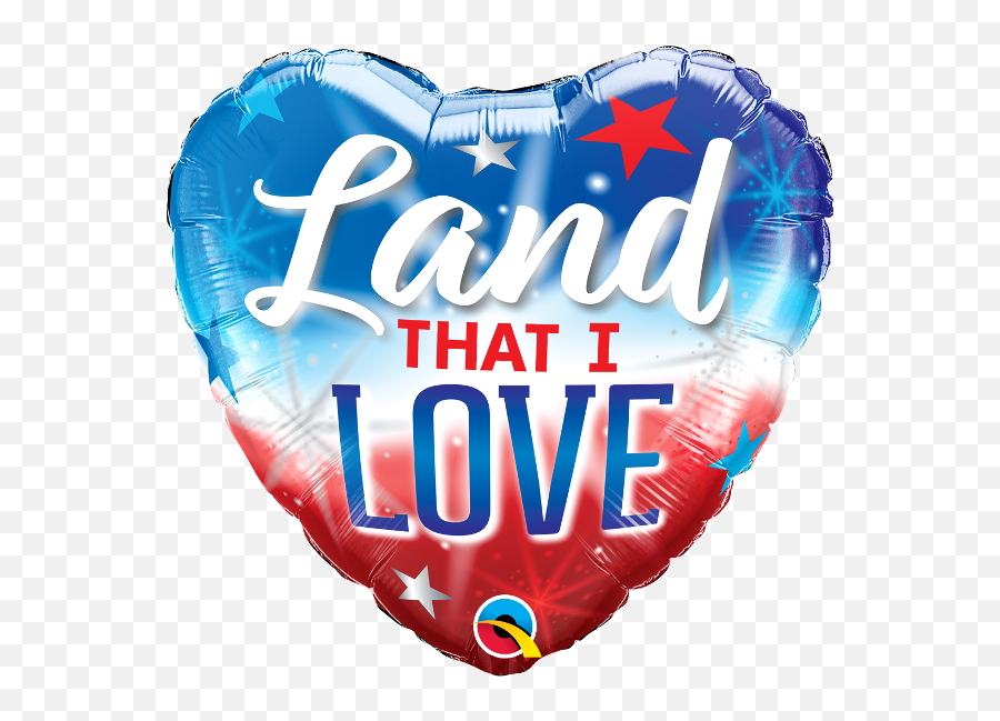 Heart Land That I Love Foil Balloon - Balloon Emoji,Emoji Heart Balloons