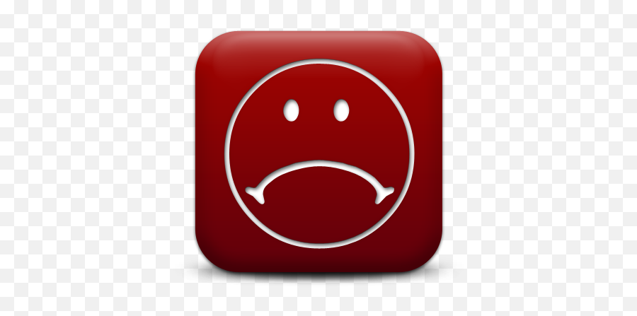Sad Square Face - Sad Emojis In Square Shape,Square Emoticon