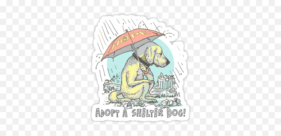 Dog Umbrella Shelter Dogs Dog Poster - Dog Emoji,Cat Dog Horse Earth Emoji