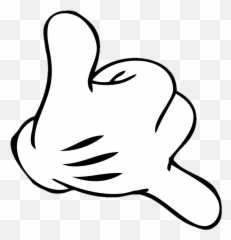 Hand Shaka Mickey Sticker - Shaka Mickey Hands Emoji,Shaka Emoji