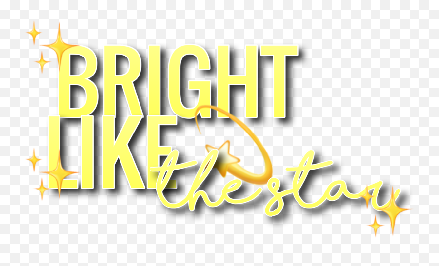 Sticker Text Star Bright Like The Star - Language Emoji,Bright Text Emoji Sticker Text Star Bright Like The Star - Language Emoji,Bright Text Emoji