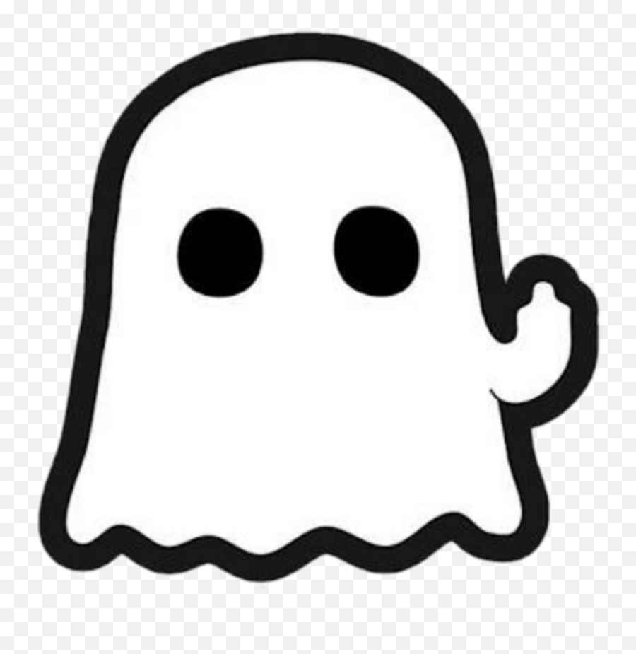 Sticker - Cute Transparent Ghost Png Emoji,Ghost Emoji Pumpkin Carving