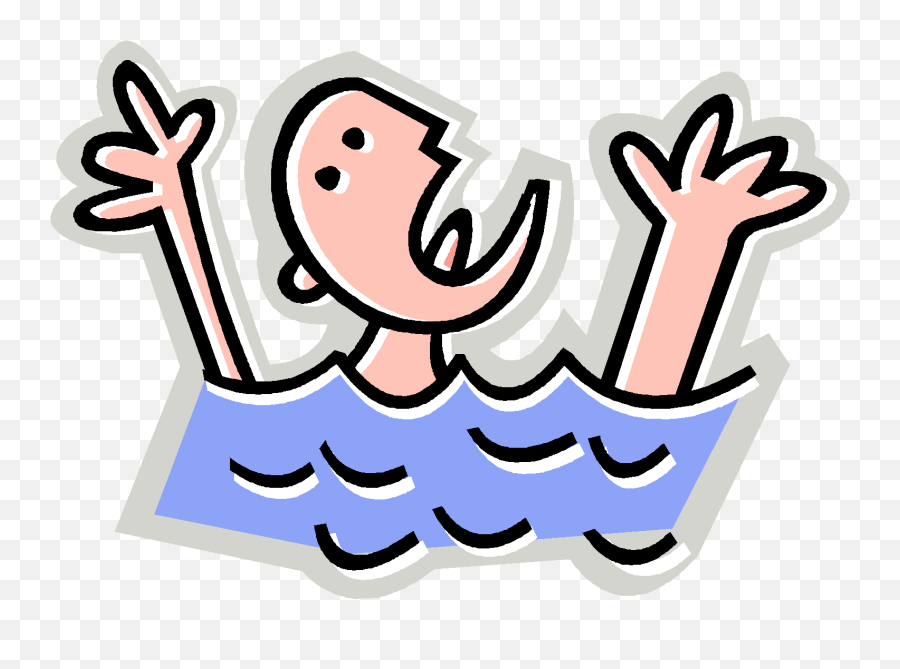 Hello Clipart Wave Hand Hello Wave - Swimming Is Not A Sport Memes Emoji,Flailing Emoticons