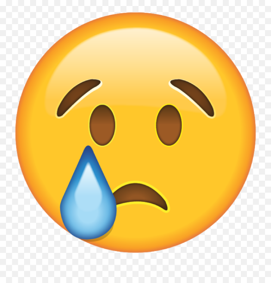 Download Crying Face Emoji Icon - Transparent Background Sad Emoji Png,Crying Emoji