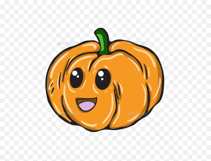 12 Cute Cartoon Vegetables Set - Single Cartoon Vegetable Emoji,3d Print Pumpkin Emoji