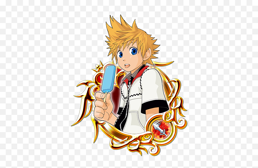 Roxas U0026 Friends Toon Ver - Kingdom Hearts Insider Hector Y Miguel Png Emoji,Twewy Emojis