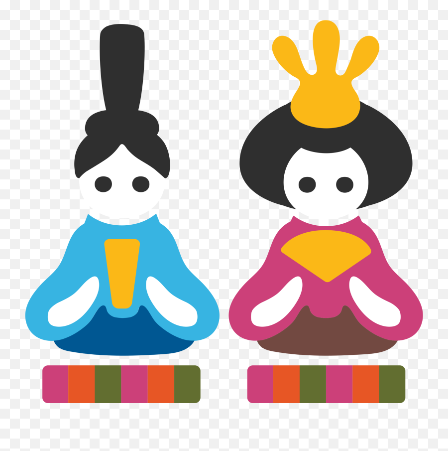 Japanese Dolls Emoji Clipart - Japanese Dolls Emoji,Fireworks Emoticon Android