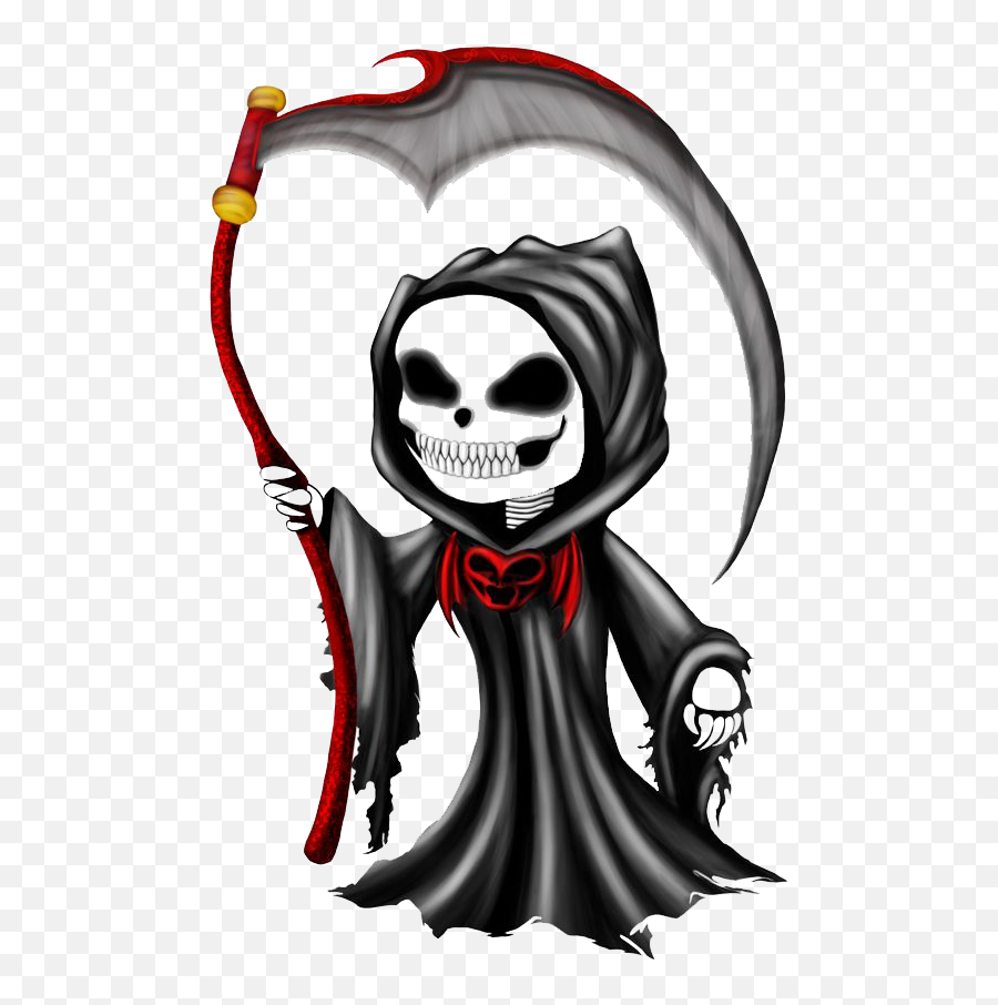 Grim Reaper Free Download Hq Png Image - Chibi Grim Reaper Emoji,Grim Reaper Emoticon Facebook