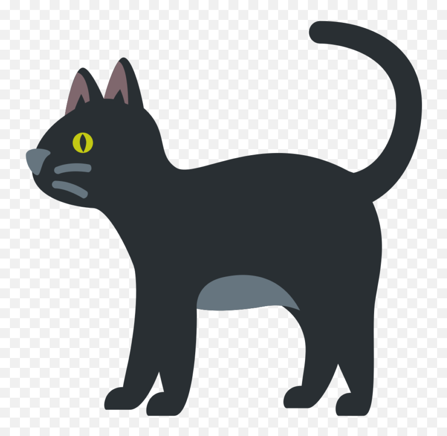 Black Cat Emoji - Discord Black Cat Emoji,Black Cat Emoji