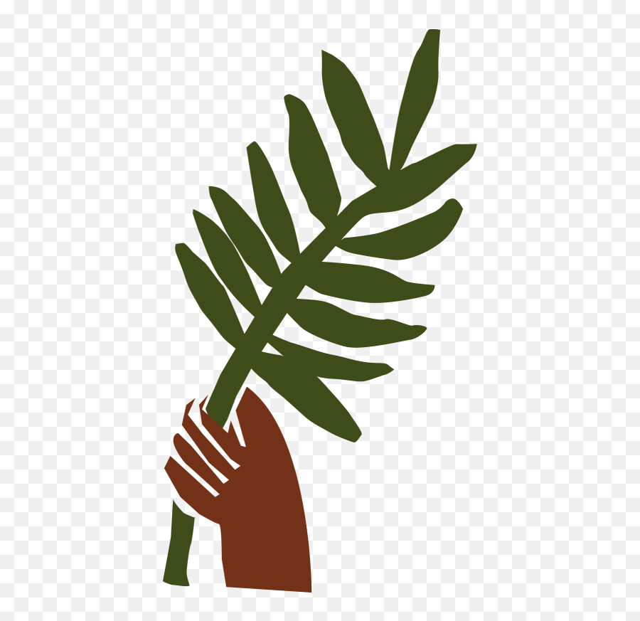 Free Palm Branches Png Download Free - Palm Leaf In Hand Emoji,Palm Sunday Emoji