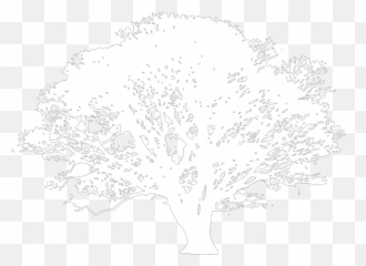 Black And White Tree Png Svg Clip Art For Web - Download Oak Tree Clipart White Emoji,Emoji Svg Tree