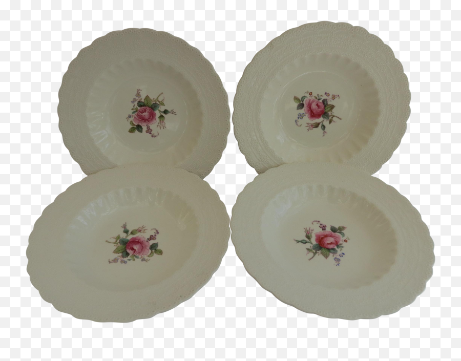 Vintage Copeland Spodeu0027s Jewel Replacement Dishes Ivory - Saucer Emoji,Emoji Paint Platter