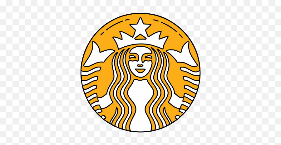 Logo Orange Starbucks Caff Caf Free - Havells Wall Fan Remote Only Emoji,Starbucks Emoticon For Facebook