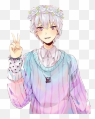 Ddlb Anime Boy Kawaii Cute Ddlg Little - Goth Anime Boy Emoji,Dd/lg Emojis