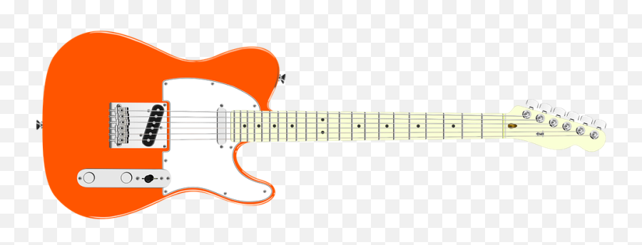 Guitar Orange Rock - Fender Telecaster Ge Smith Emoji,Rock Girl Guitar Emoticon Facebook
