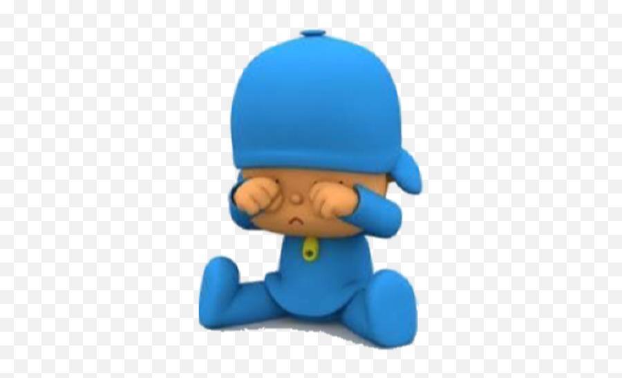 Pocoyo - Stickers De Pocoyo Llorando Emoji,Emoticons Tapando Sus Ojitos