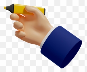 Premium Paintbrush In Hand 3d Illustration Download In Png Emoji,Pen Sign Emoji