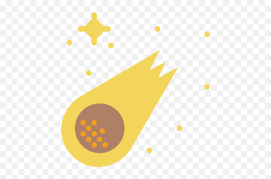 Meteor Asteroid Comet Astronomy Space Icon Emoji,Ateroid Emoji