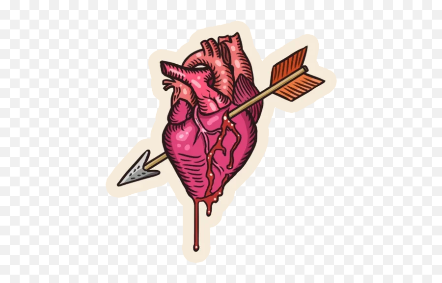 Telegram Sticker From Pack Emoji,Emoji Anatomacal Heart