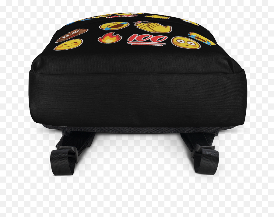 Emoji Black Backpack - Backpack,Emoji Slippers Men