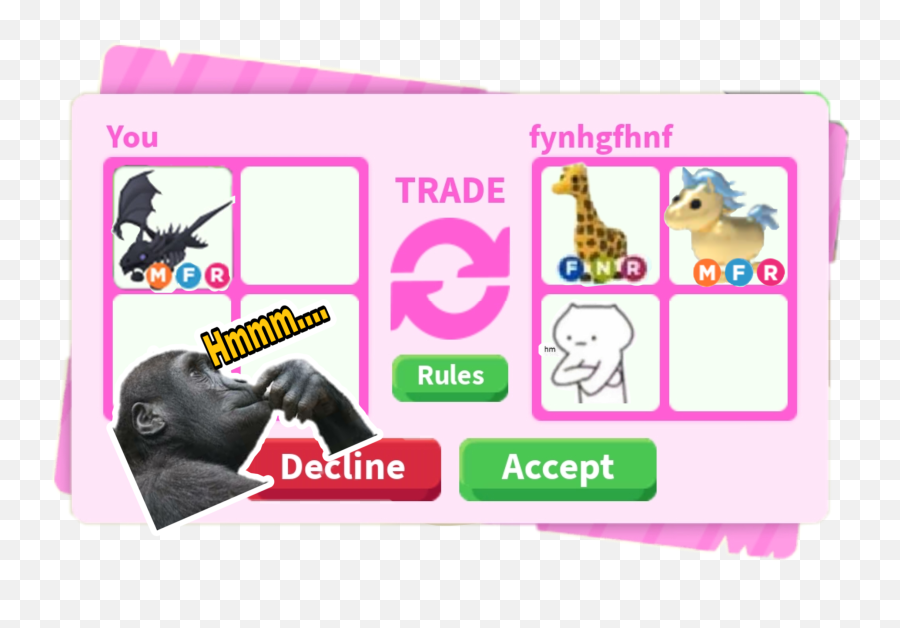 The Most Edited - Trade Do Adopt Me Emoji,Giraffe Emoticon Text