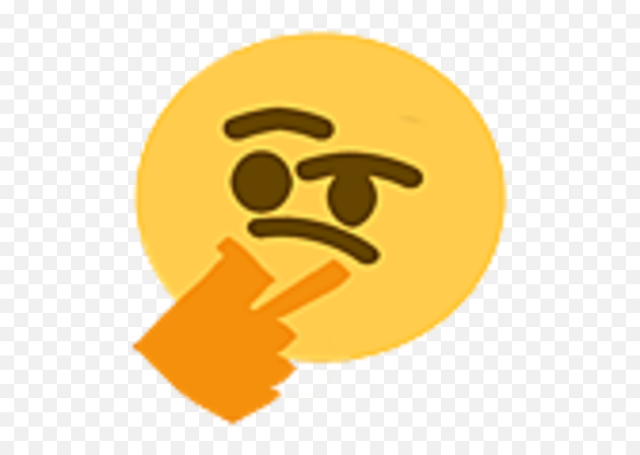 Download Hd Discord Thinking Emoji Png - Thinking Meme Transparent,Thinking Face Emoji