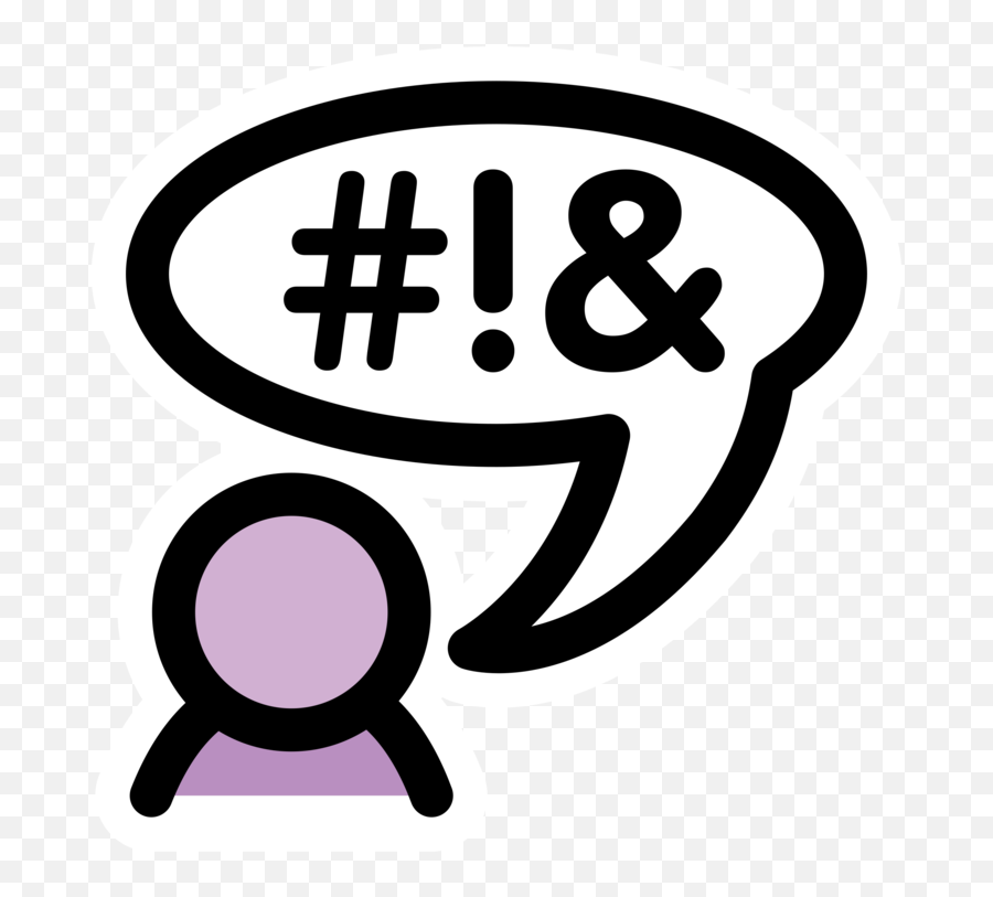 Emoticon Line Art Symbol Png Clipart - Language Symbol Emoji,Line Chat Emoticon