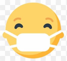 Face With Medical Mask Emoji Clipart Free Download - Caras Con Cubrebocas,Dizzy Face Emoticon