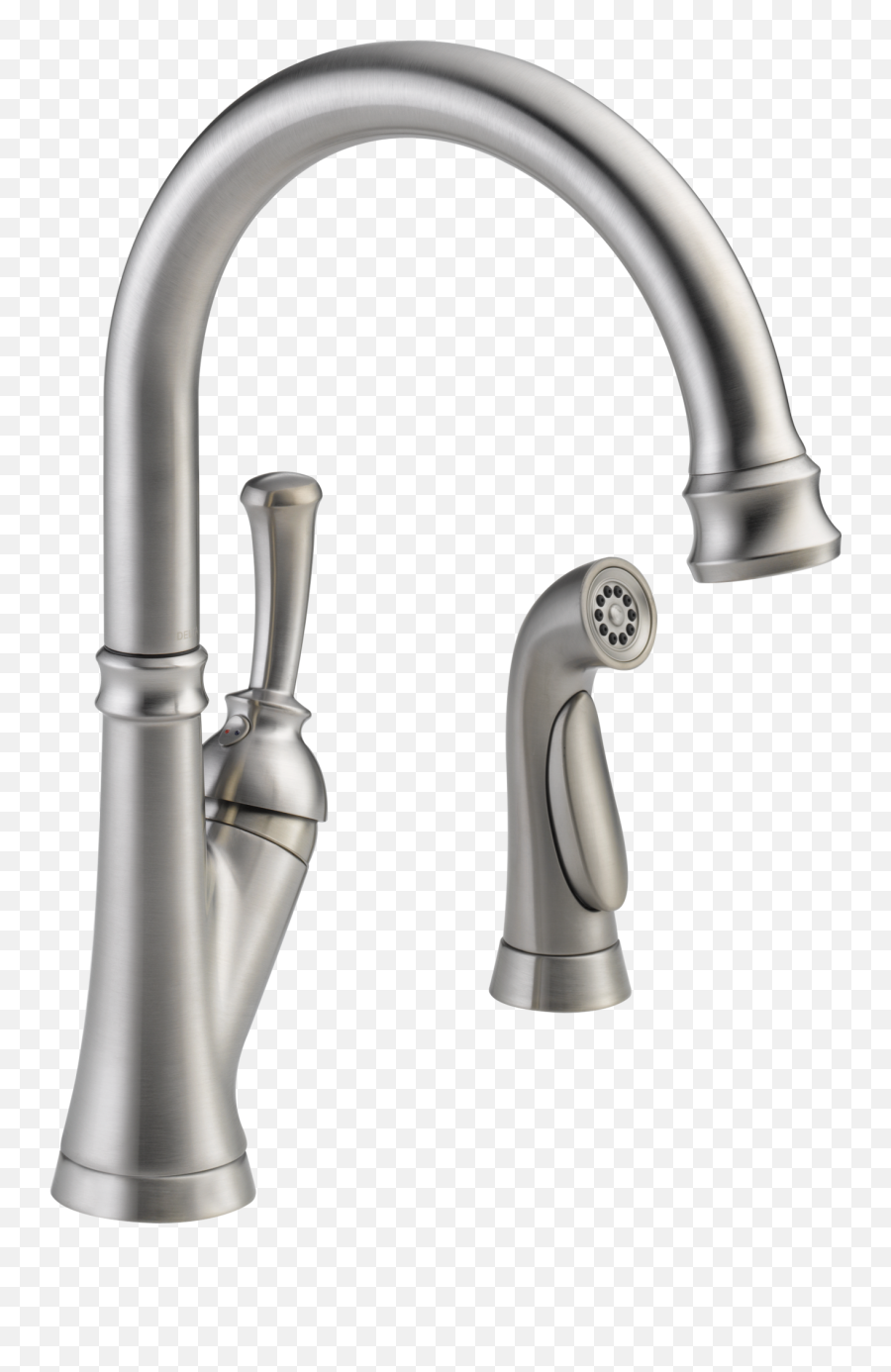 Single Handle Kitchen Faucet With Spray - Delta Kitchen Faucet With Side Sprayer Emoji,Guess The Emoji Level 31answers