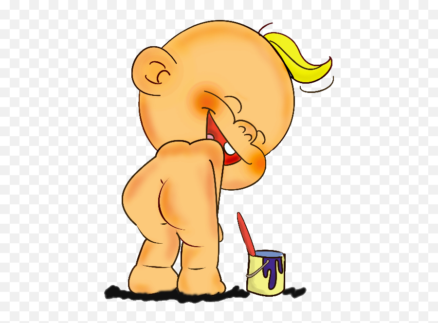 Funny Cartoon Baby Pictures - Baby Clipart Funny Emoji,Boy Peeing Emoji